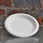 7" Sugarcane Bagasse Round Plate